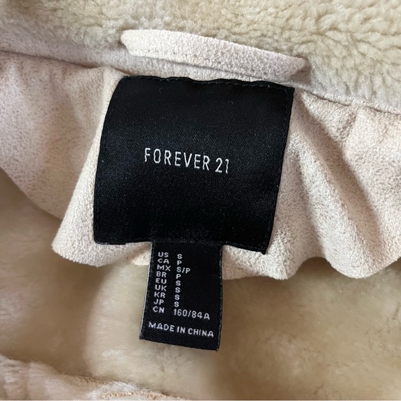 Suede and Faux Fur Jacket - Picture 3 of 6